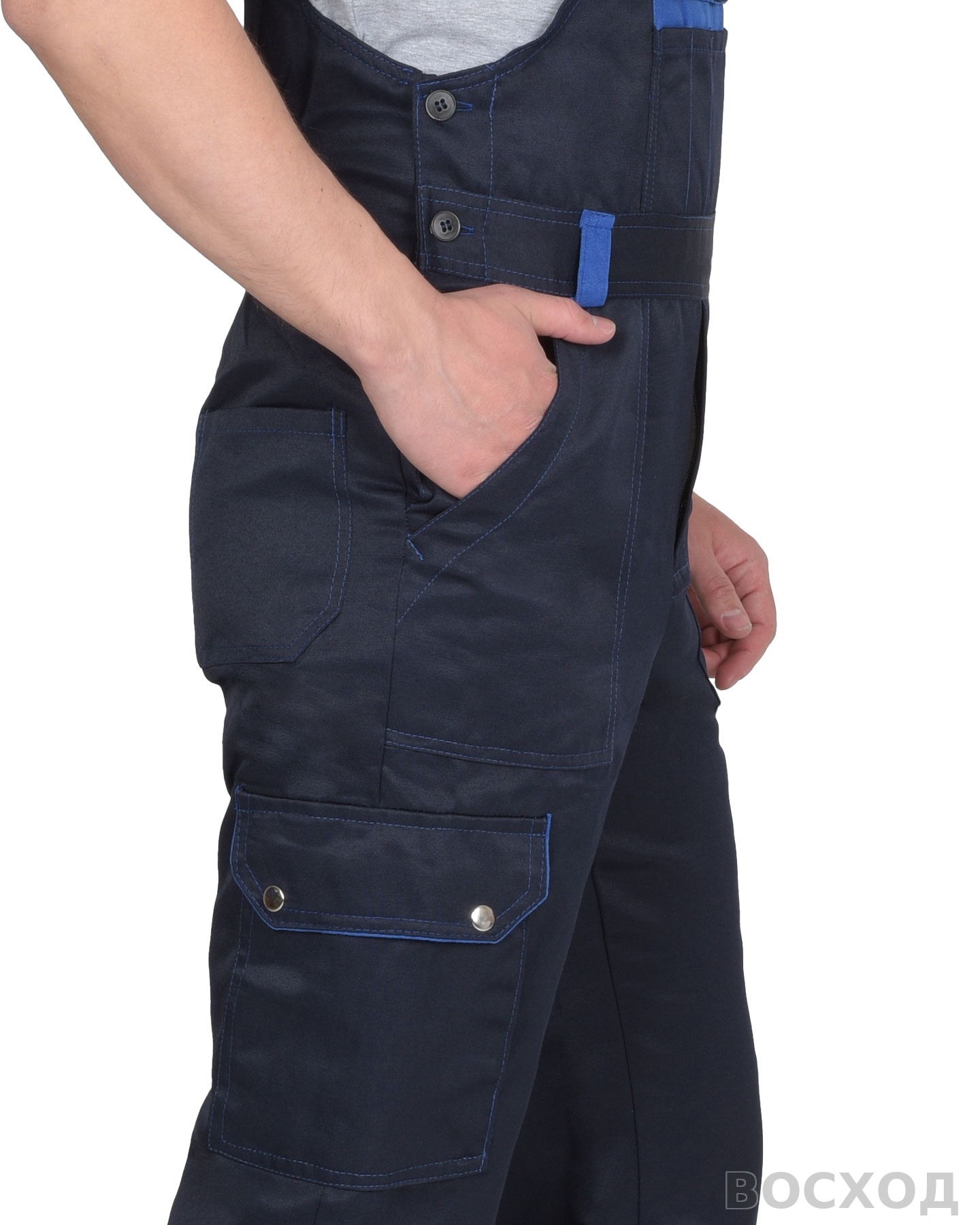 Костюм СИРИУС-ТИТАН куртка, п/к с васильковым и СОП