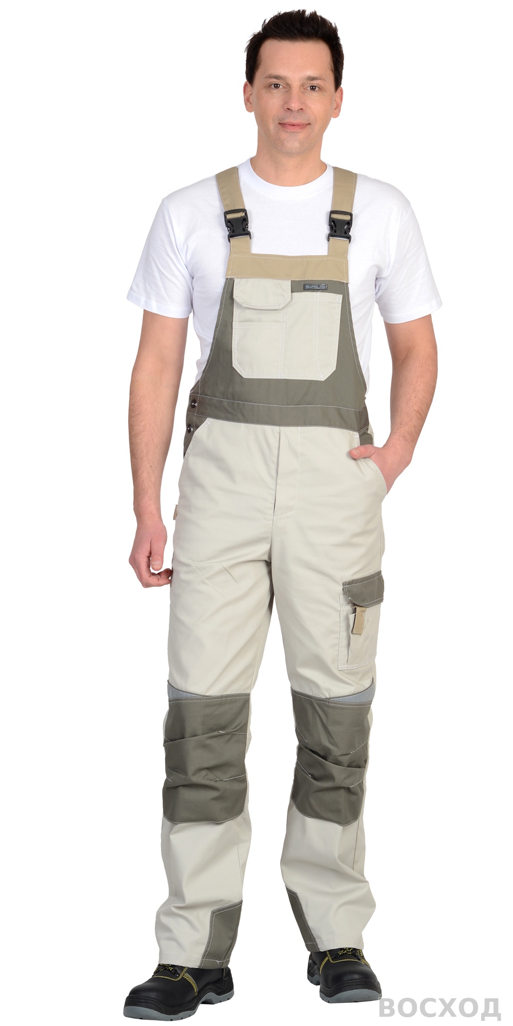 Костюм СИРИУС-КАСПИЙ куртка, п/к, с оливой, песочным и СОП