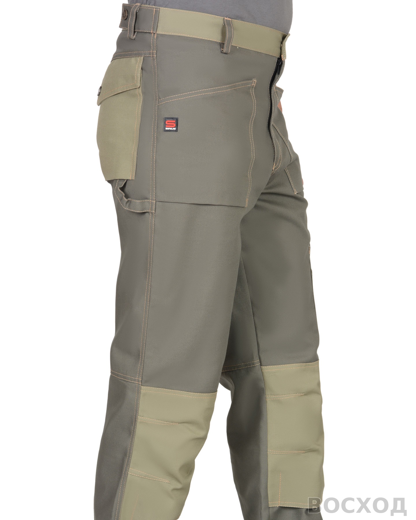 Брюки СИРИУС-ВЕСТ-ВОРК т. со св.оливковым пл. 275 г/кв.м