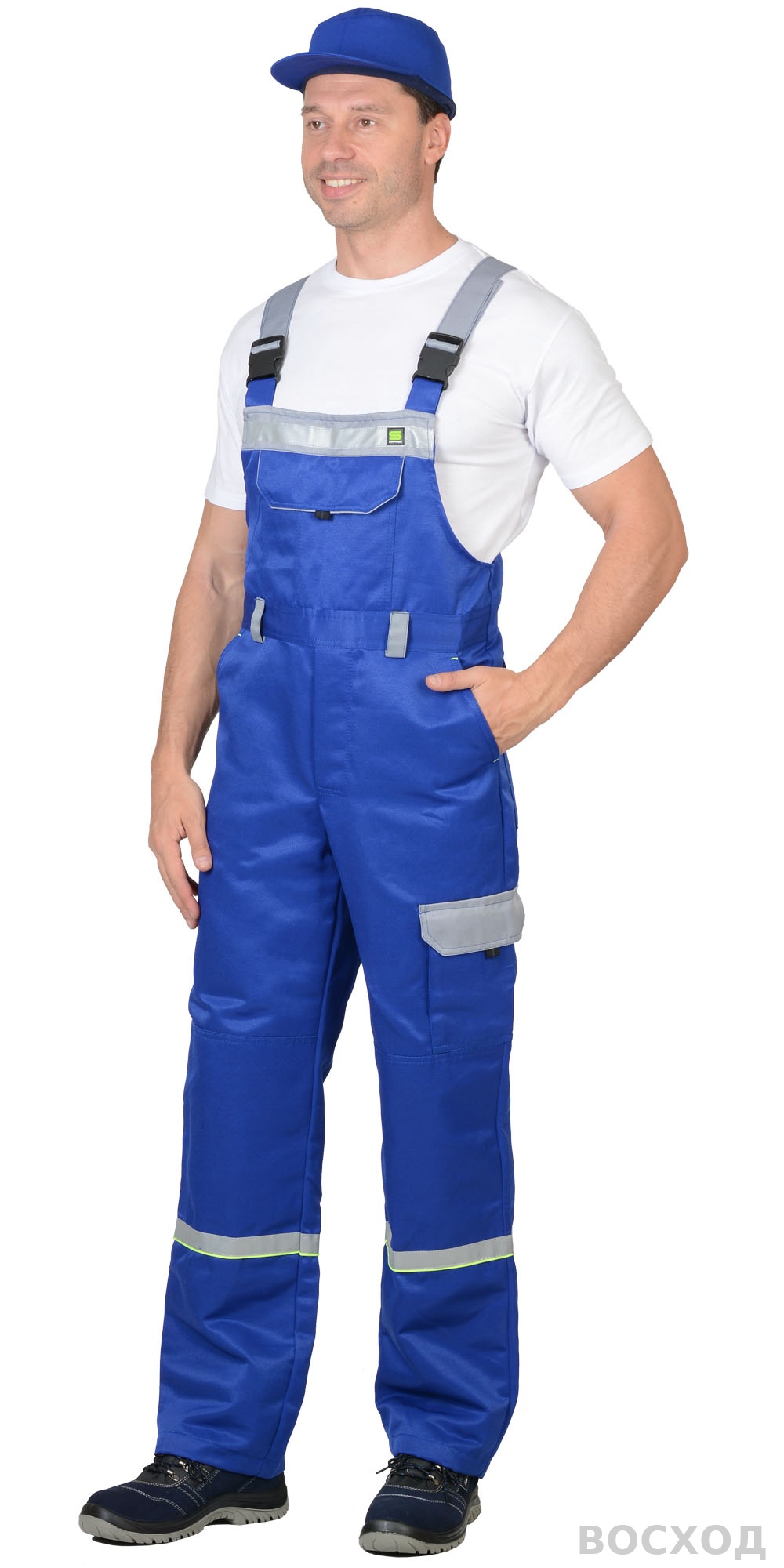 Костюм СИРИУС-ПРАКТИК куртка, п/к со св.серым