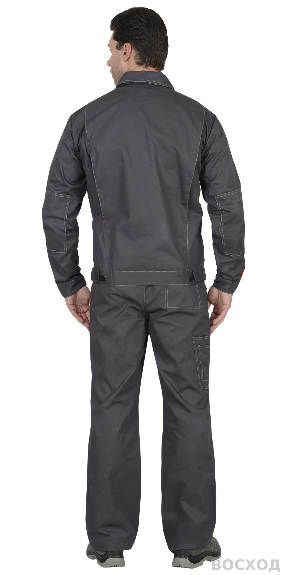 Костюм СИРИУС-ФАВОРИТ куртка, п/к т. со св.серым