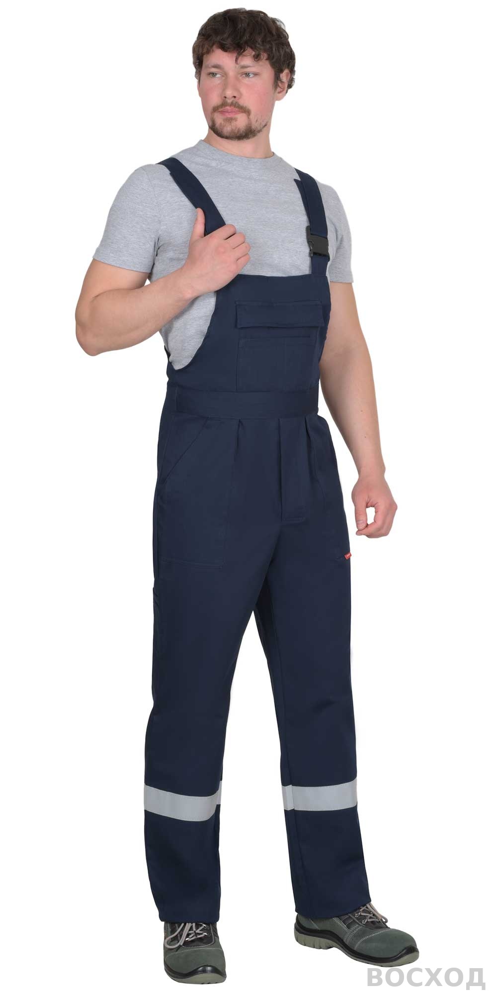 Костюм СИРИУС-СУРГУТ-РОСС куртка, п/к, антистат. МВО, с васильковым и СОП