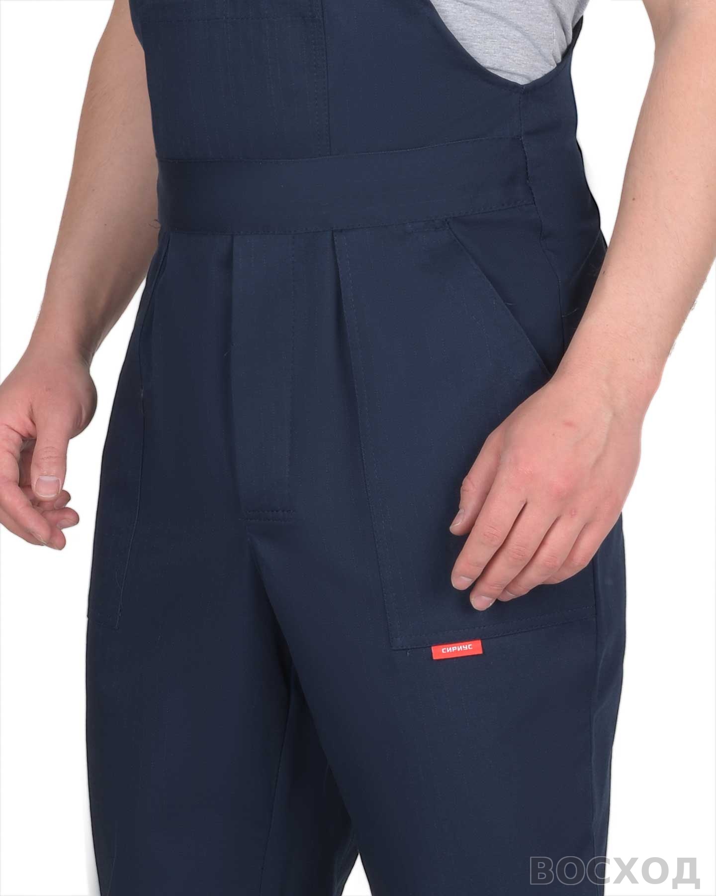 Костюм СИРИУС-СУРГУТ-РОСС куртка, п/к, антистат. МВО, с васильковым и СОП