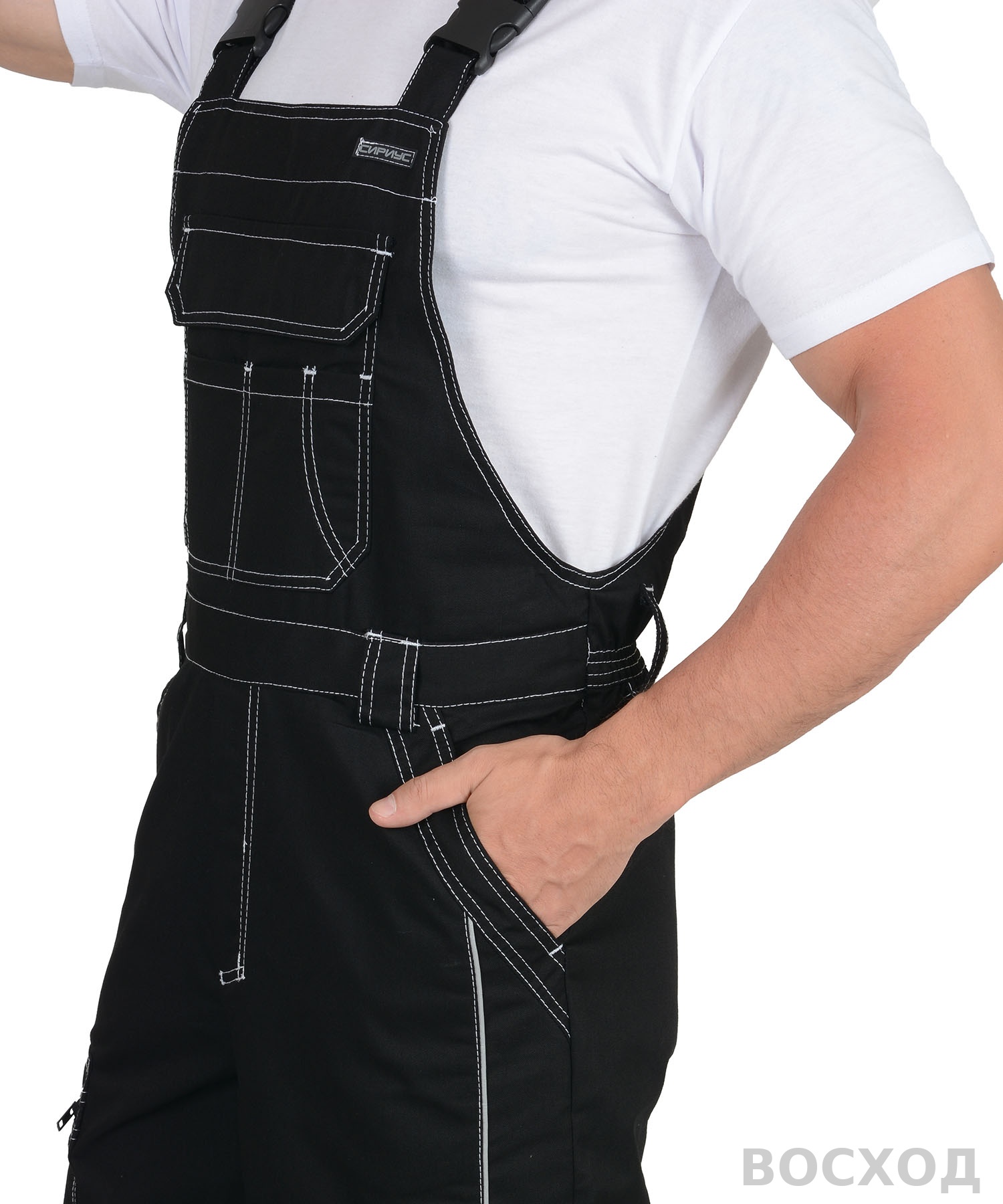 Полукомбинезон СИРИУС-ПРЕСТИЖ черный