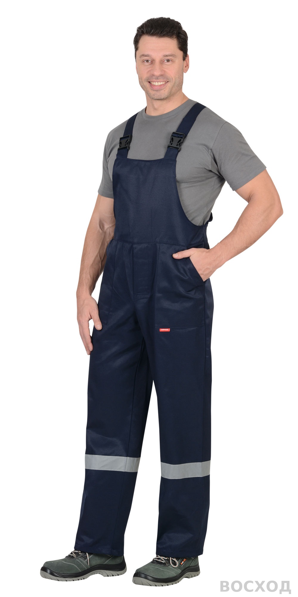 Костюм СИРИУС-СТРОЙГРАД куртка, п/к т. с оранжевым СОП 50мм