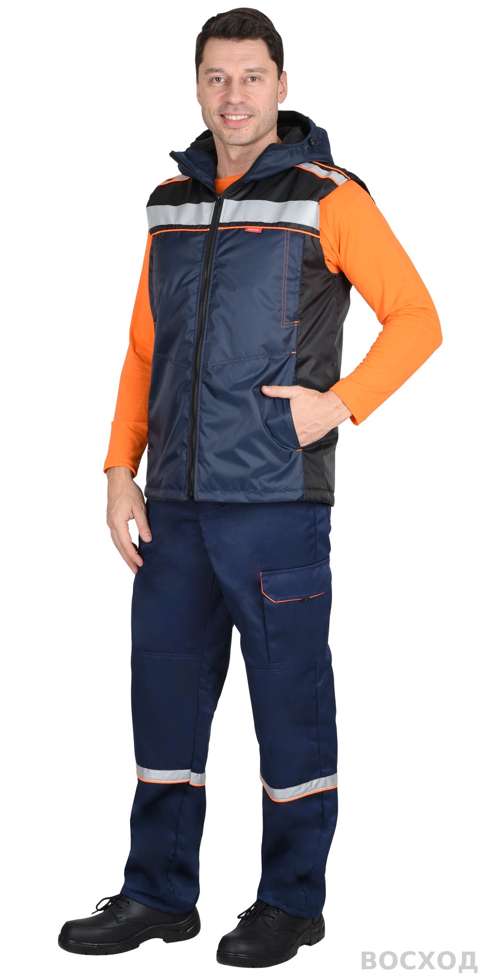 Жилет СИРИУС-ПРАКТИК с черным