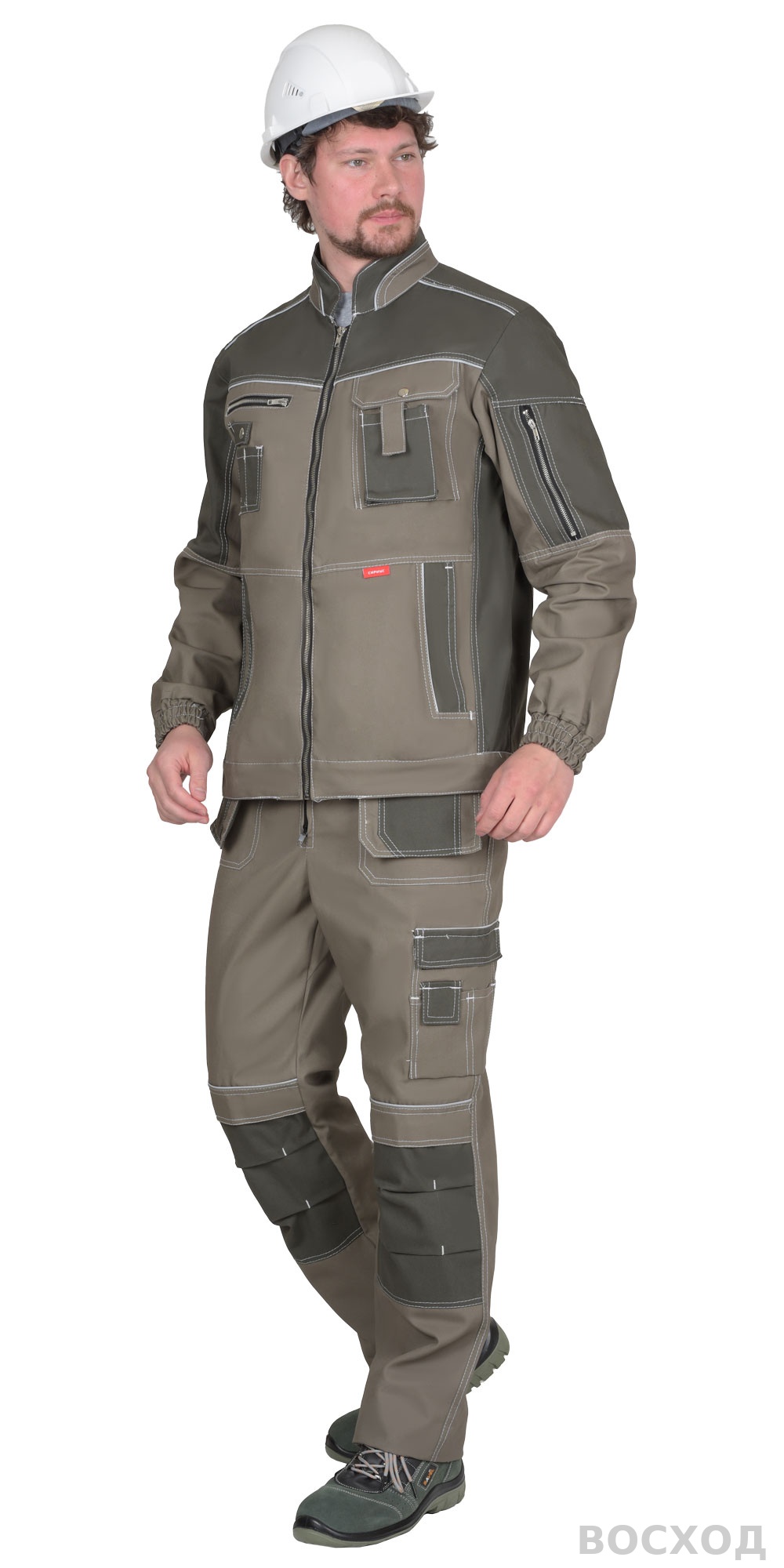 Куртка СИРИУС-ТОКИО т. с хаки 100%х/б пл. 265 г/кв.м