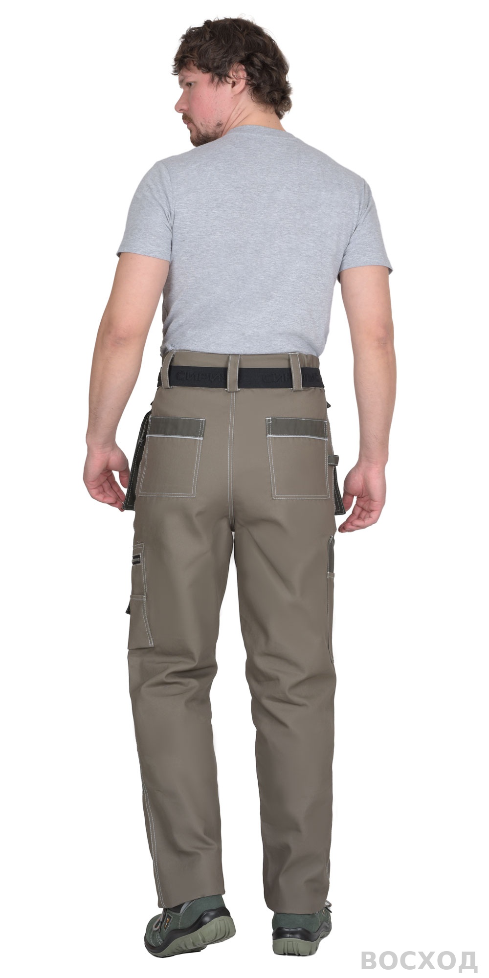 Брюки СИРИУС-ТОКИО т. с хаки 100%х/б пл. 265 г/кв.м