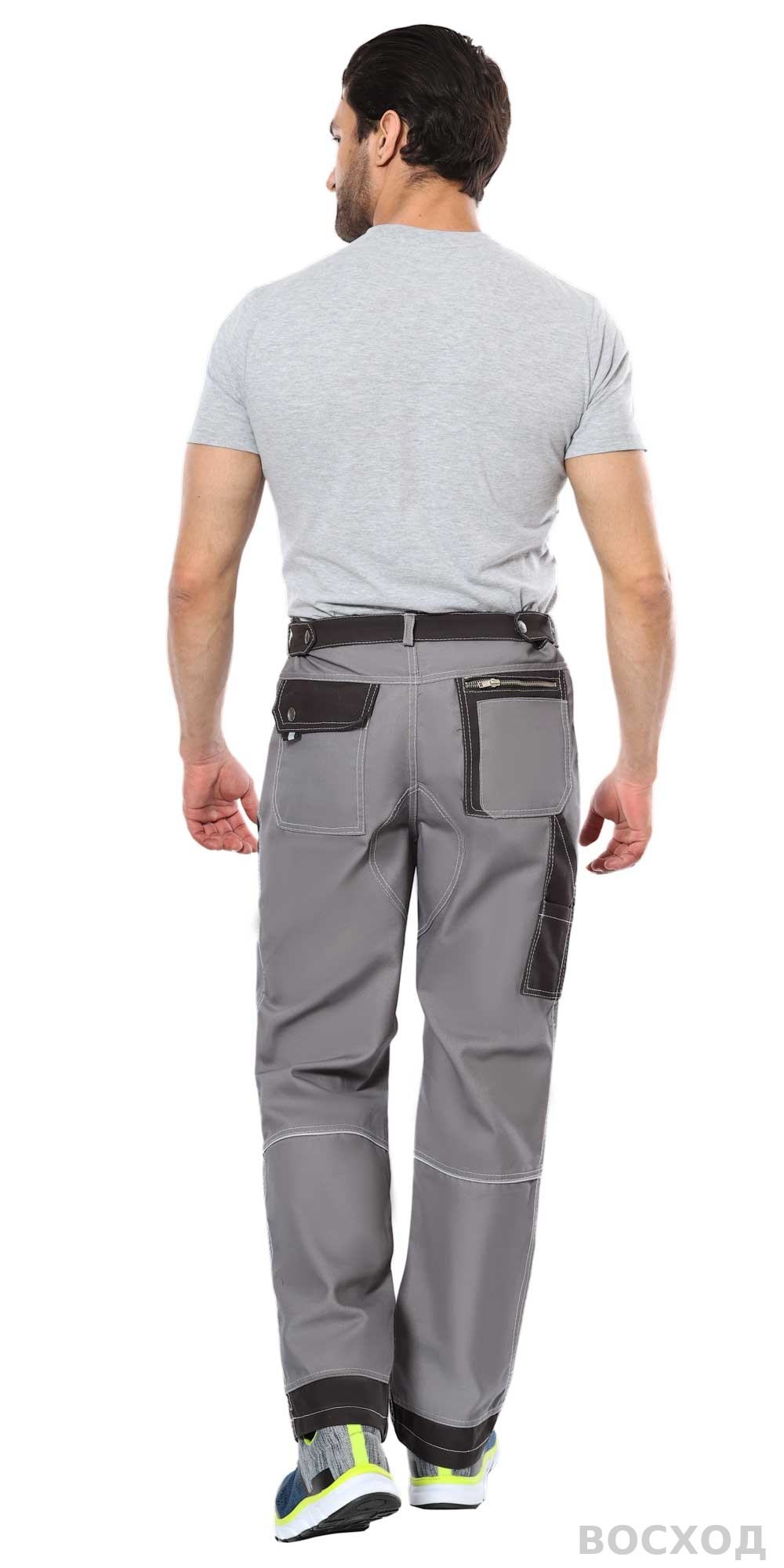 Костюм СИРИУС-ПЕКИН куртка кор., брюки с черным пл. 280 г/кв.м