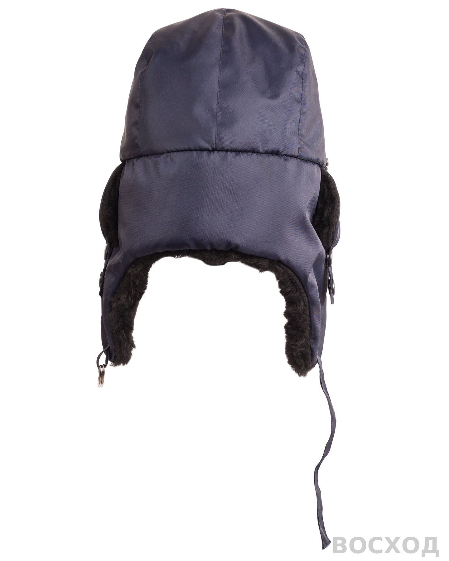Шапка-ушанка "ЕВРО плюс" т.синяя (тк. Оксфорд) - изображение 2