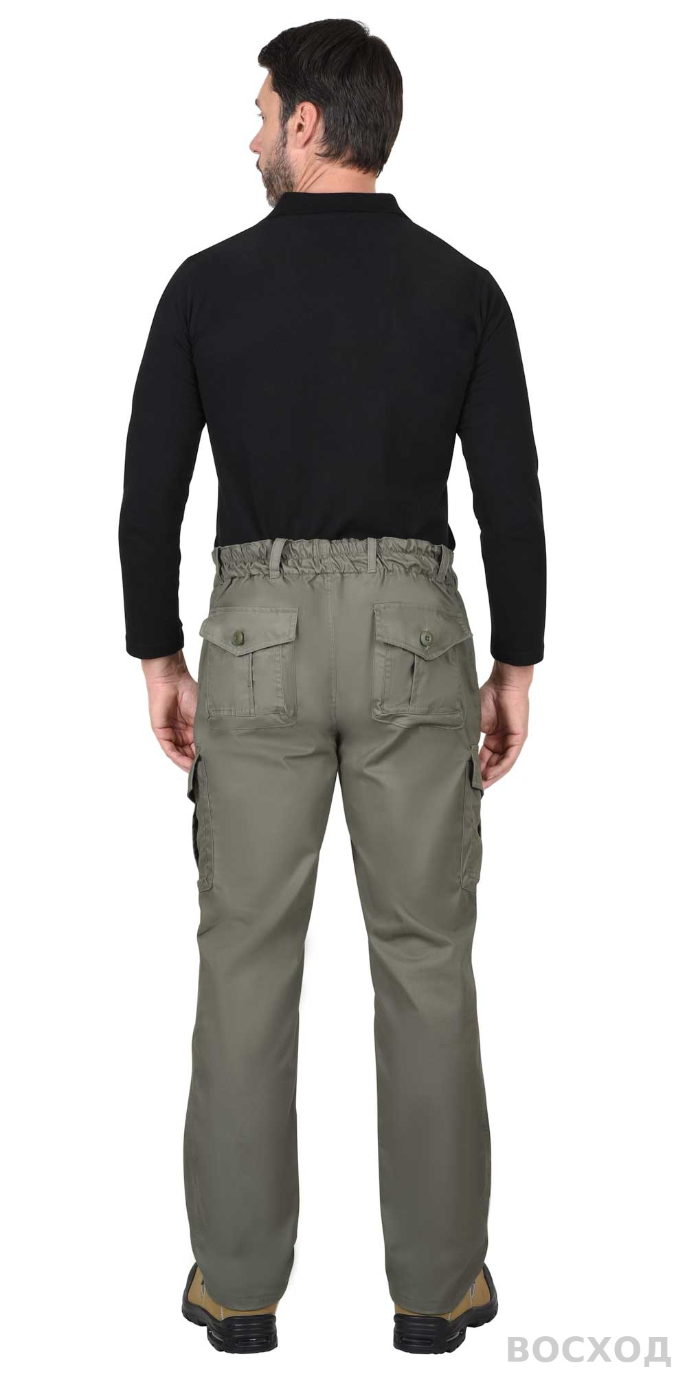 Брюки СИРИУС-ТАКТИК олива тк. механический стрейч с ВО