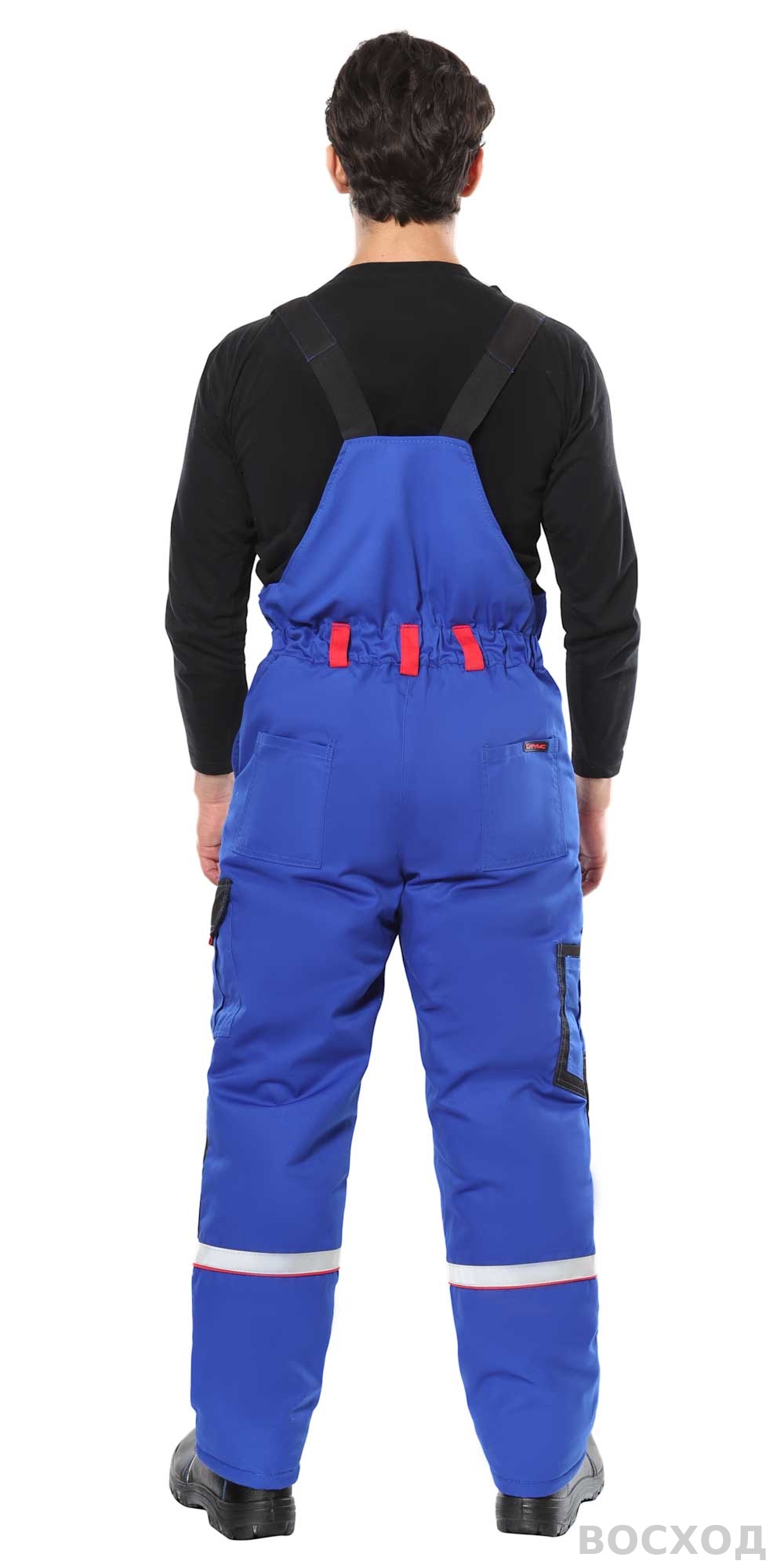 Костюм СИРИУС-СТАН зимний: куртка, п/к с черным и красным