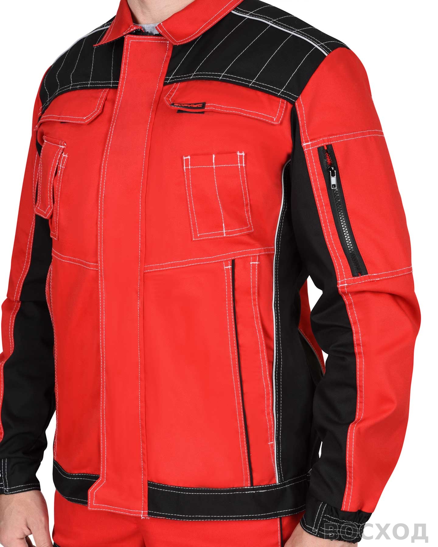 Костюм СИРИУС-ПРЕСТИЖ куртка, брюки с черным