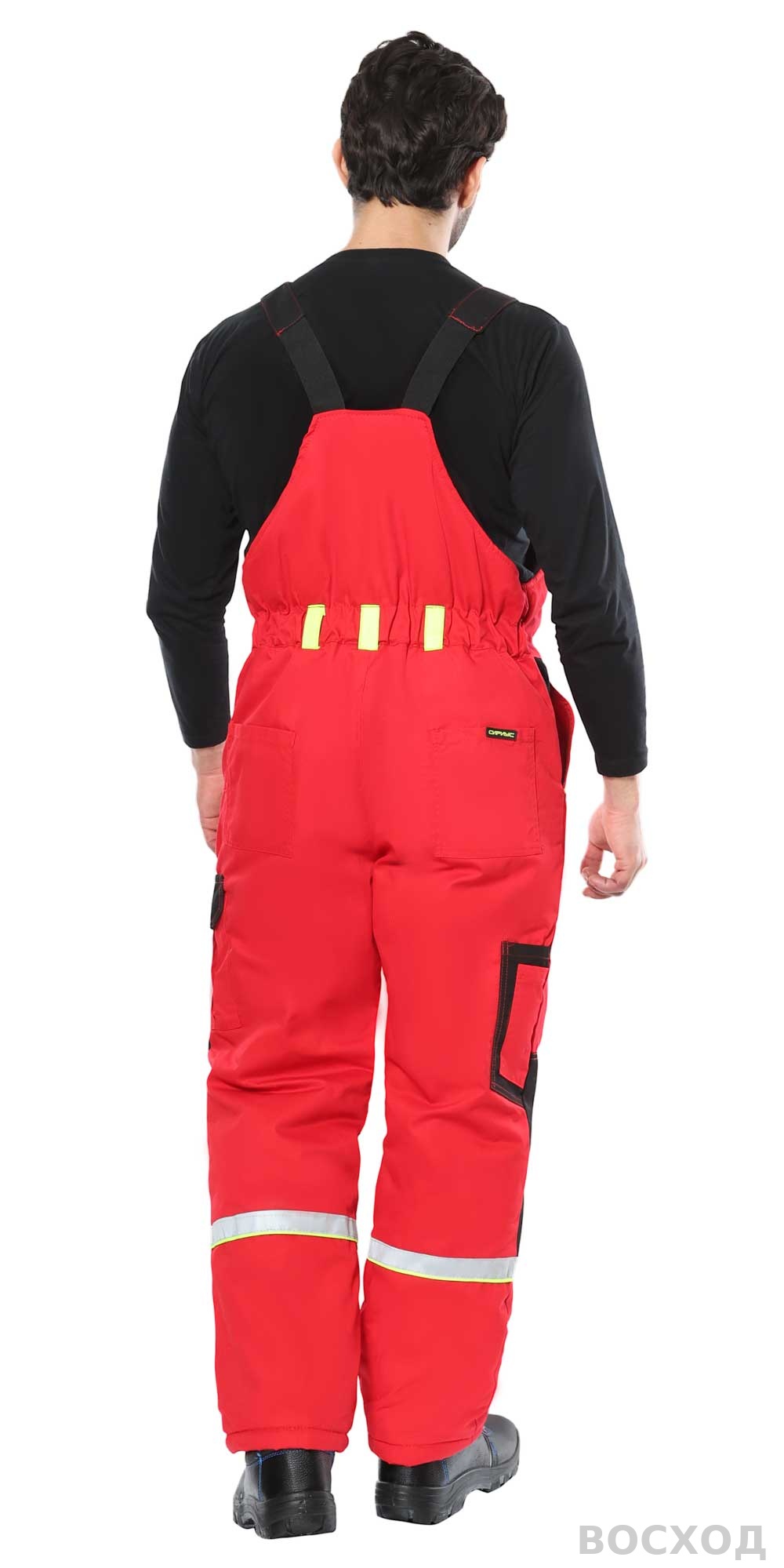 Костюм СИРИУС-СТАН куртка, п/к, с черным и лимонной отделкой