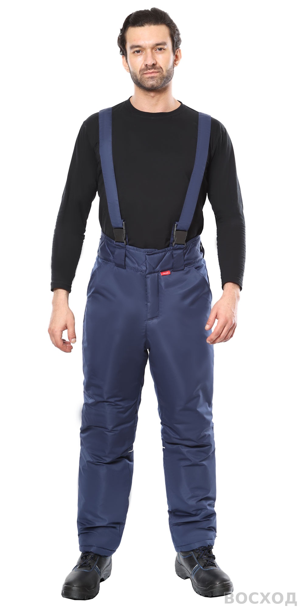 Костюм СИРИУС-КОМФОРТ зимний, куртка, брюки, с чёрным