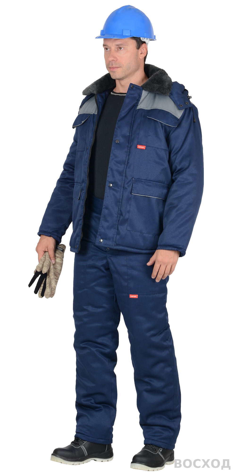 Костюм СИРИУС-ПРОФЕССИОНАЛ куртка, брюки с серым