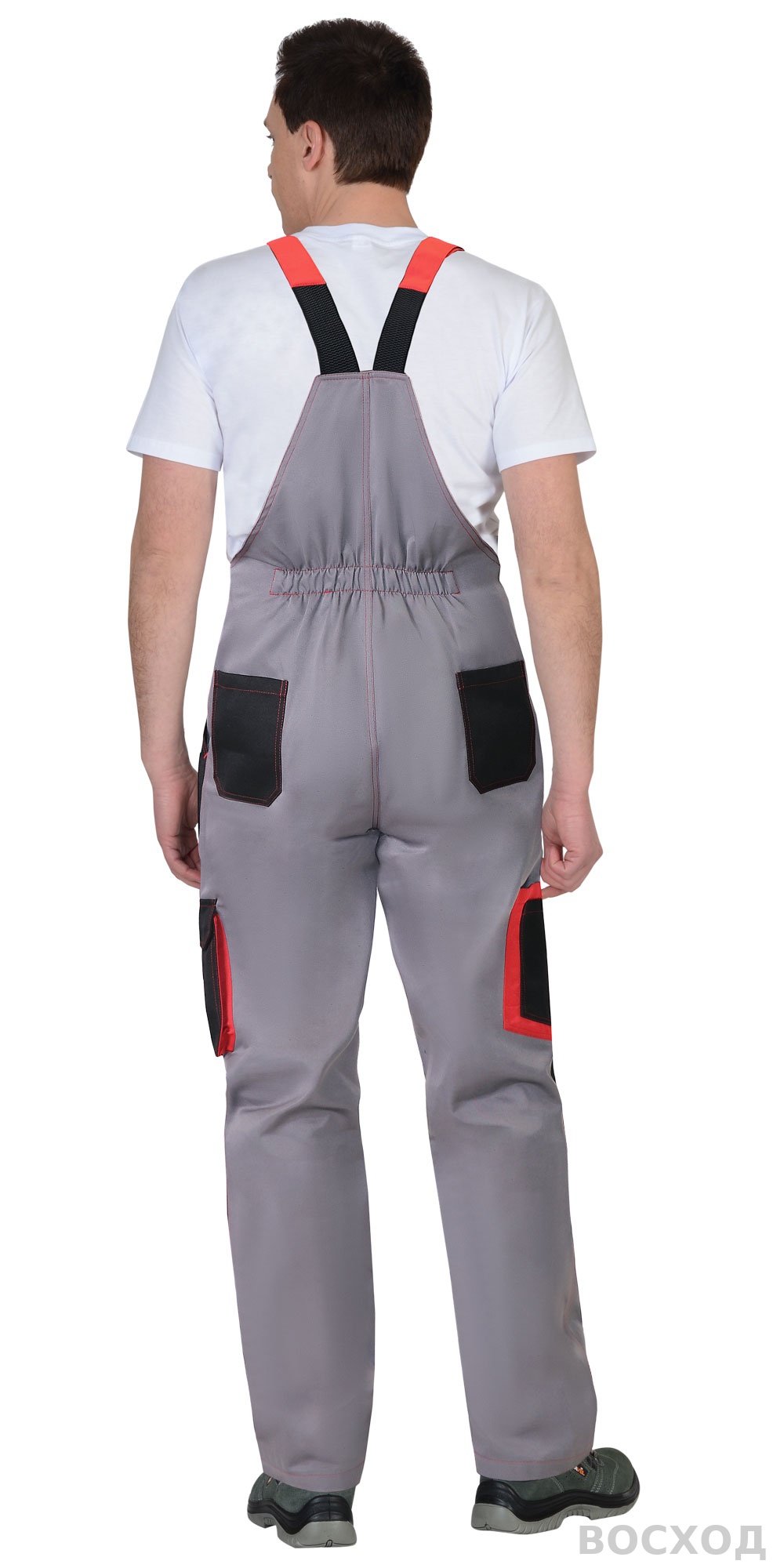 Полукомбинезон СИРИУС-CROWN с черным и красным