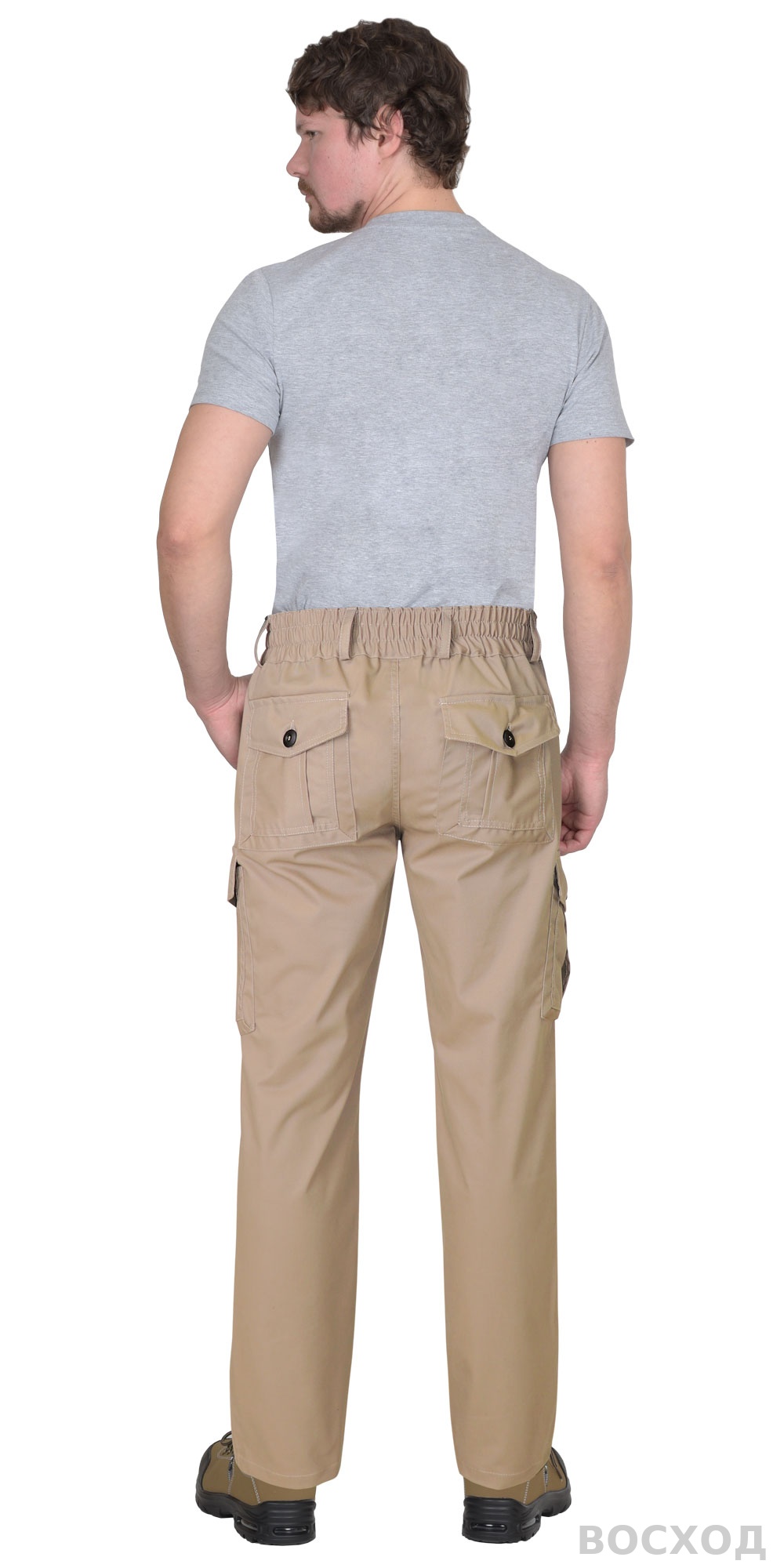 Брюки СИРИУС-ТАКТИК песочные тк.механический стрейч с ВО