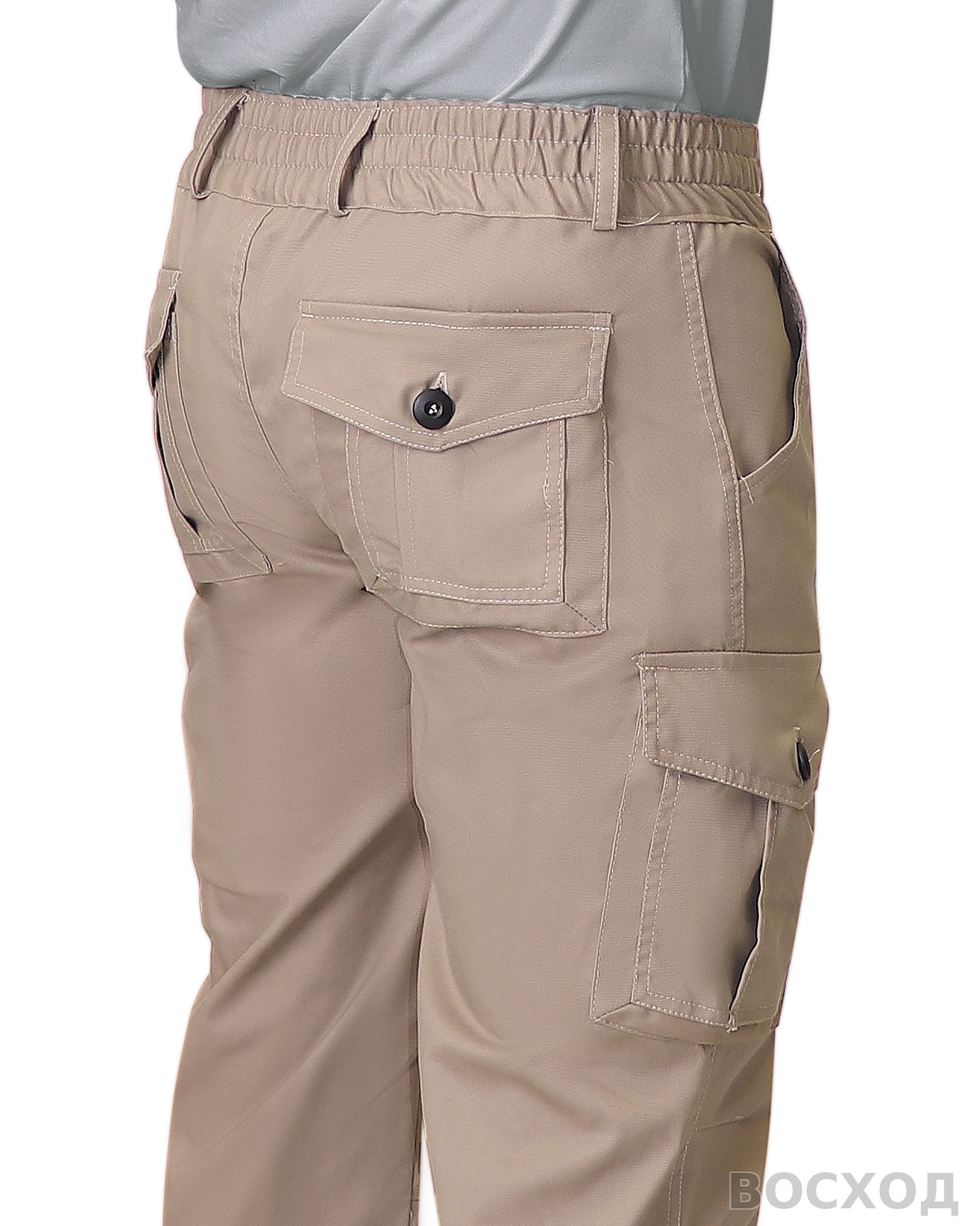 Брюки СИРИУС-ТАКТИК песочные тк.механический стрейч с ВО