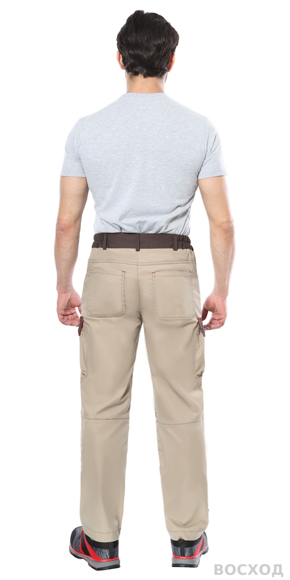 Костюм СИРИУС-ДЖЕТ БРАУН куртка, брюки с т.коричневым тк. мех. стрейч с ВО