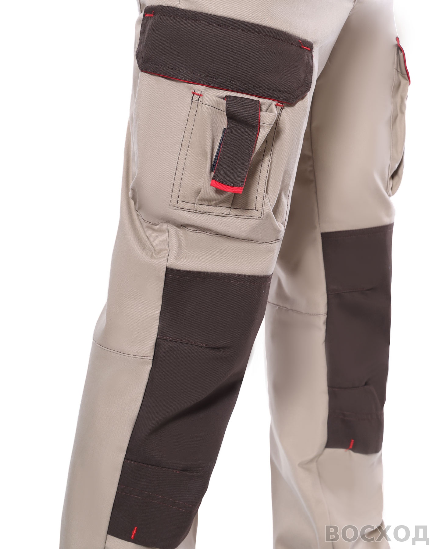 Костюм СИРИУС-ДЖЕТ БРАУН куртка, п/к, с т.коричневым тк. мех. стрейч с ВО