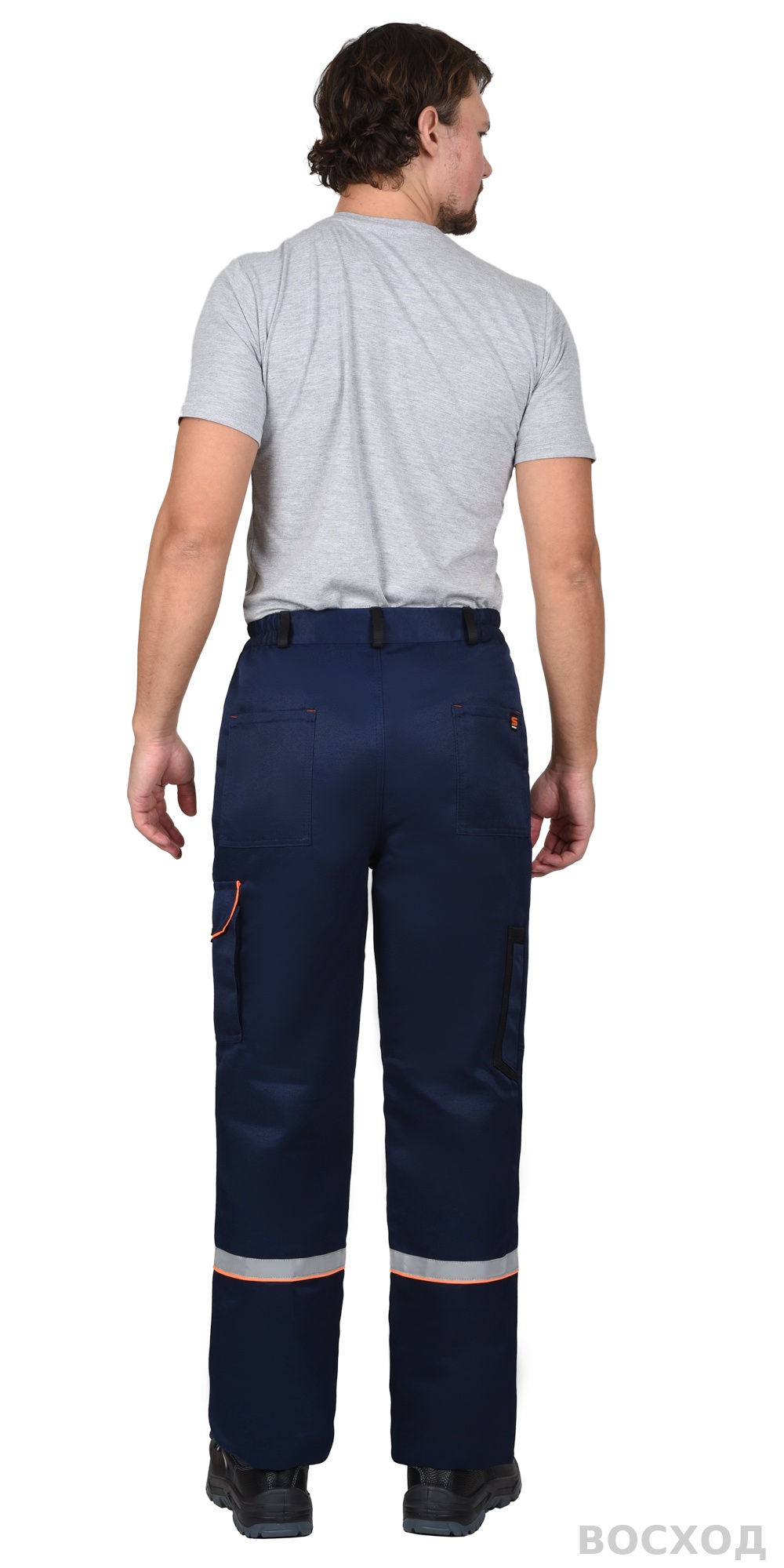 Костюм СИРИУС-ПРАКТИК куртка, брюки, темно- с черным и СОП