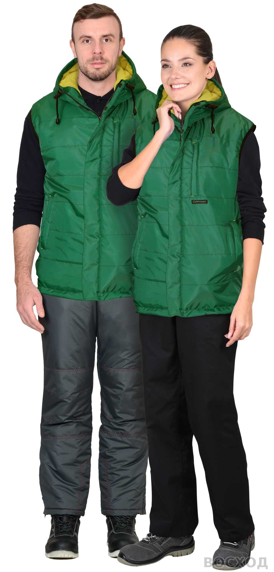 Жилет СИРИУС-ЗОДИАК (на подкладке флис желтый)