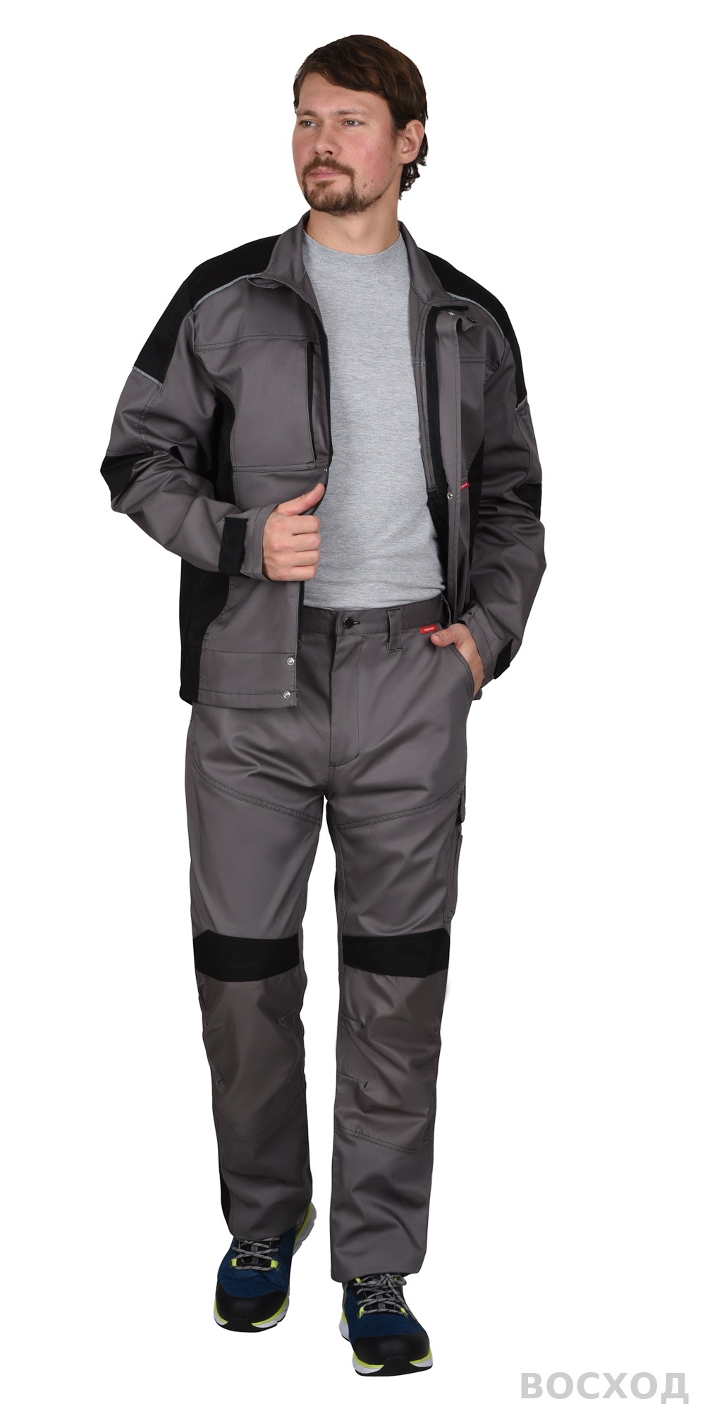 Костюм СИРИУС-ЦИТРИН куртка, брюки ср. с черным