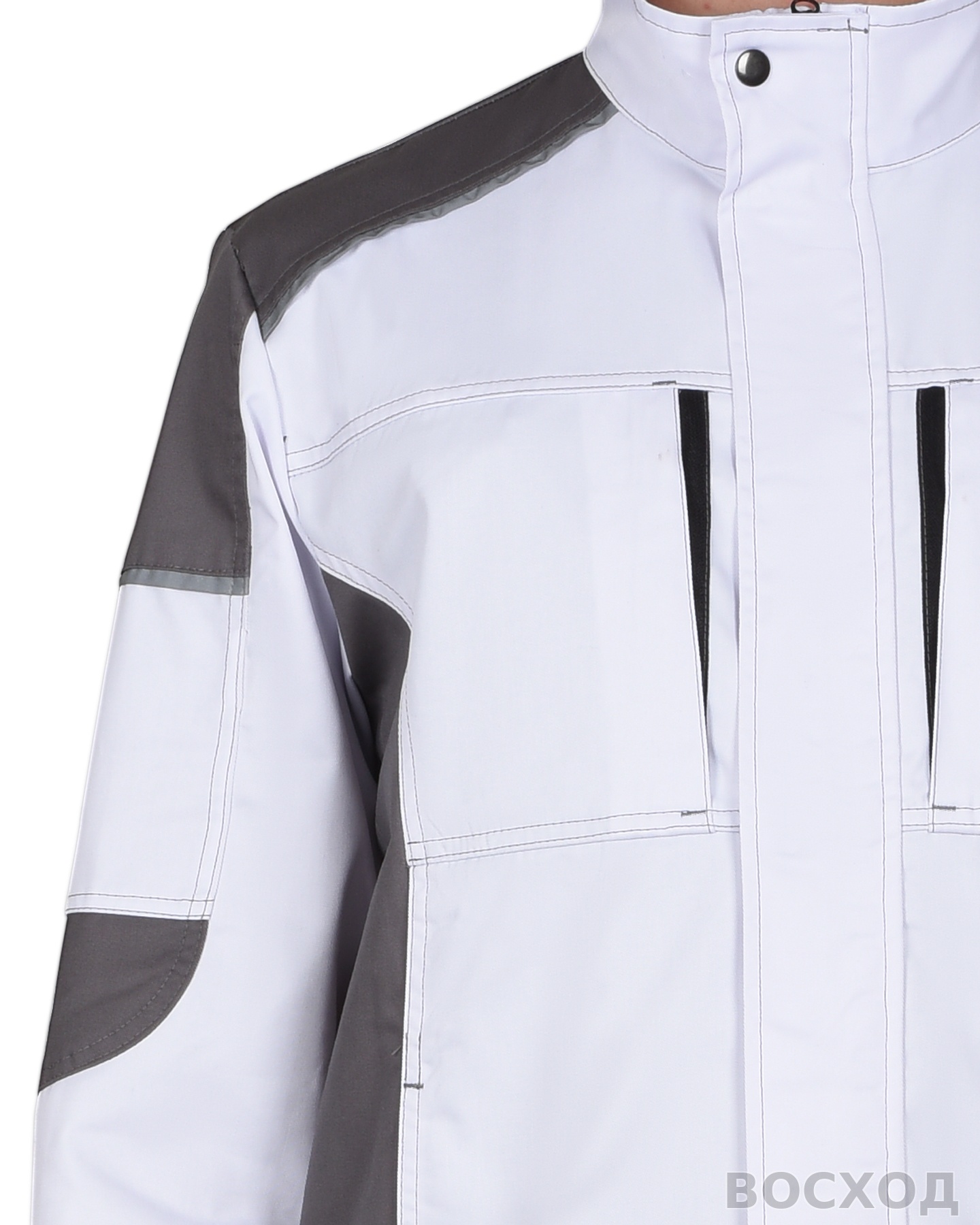 Костюм СИРИУС-ЦИТРИН куртка, п/к со средне-серым