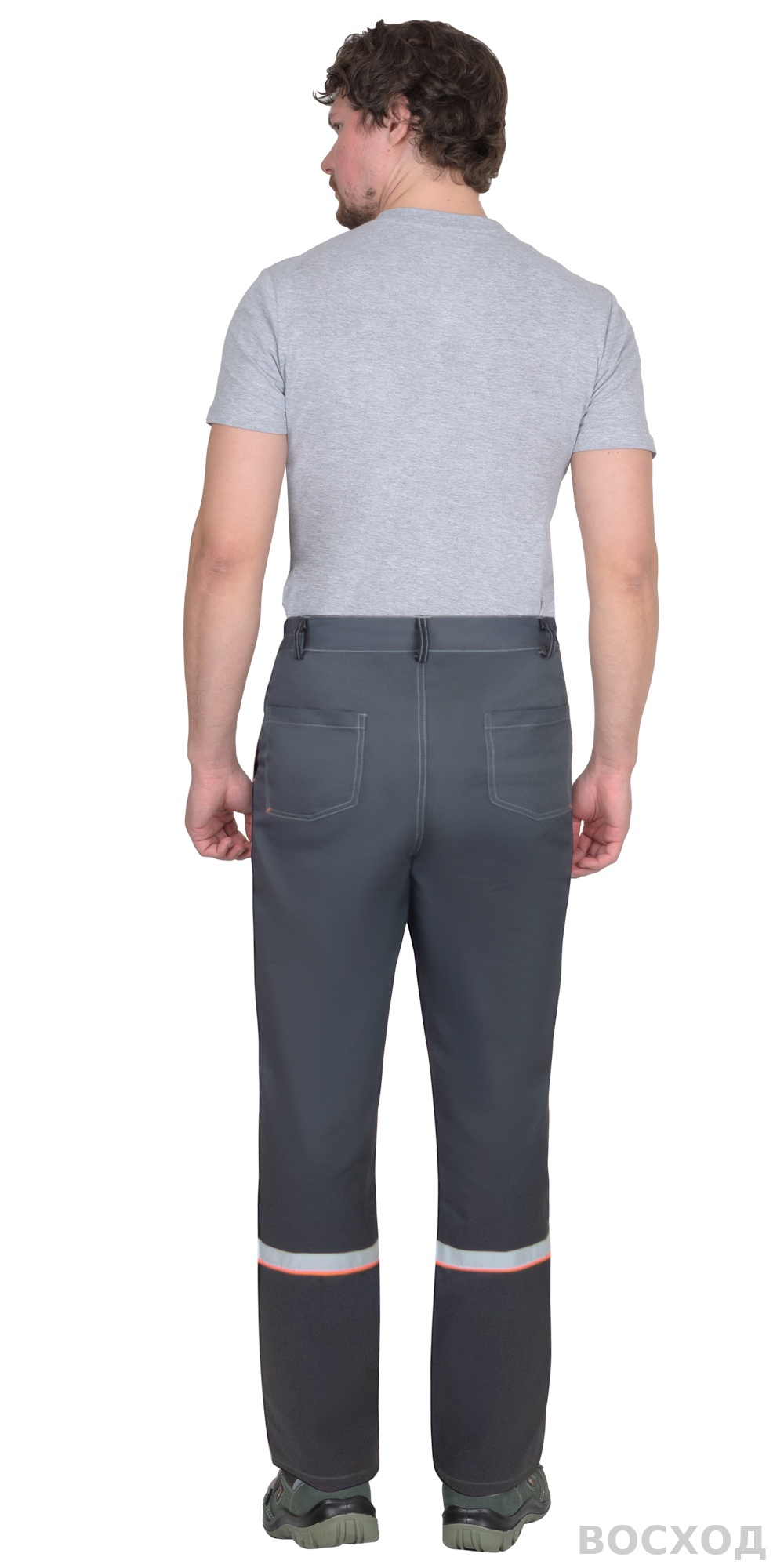 Брюки СИРИУС-РОДОС темно-серые с черным