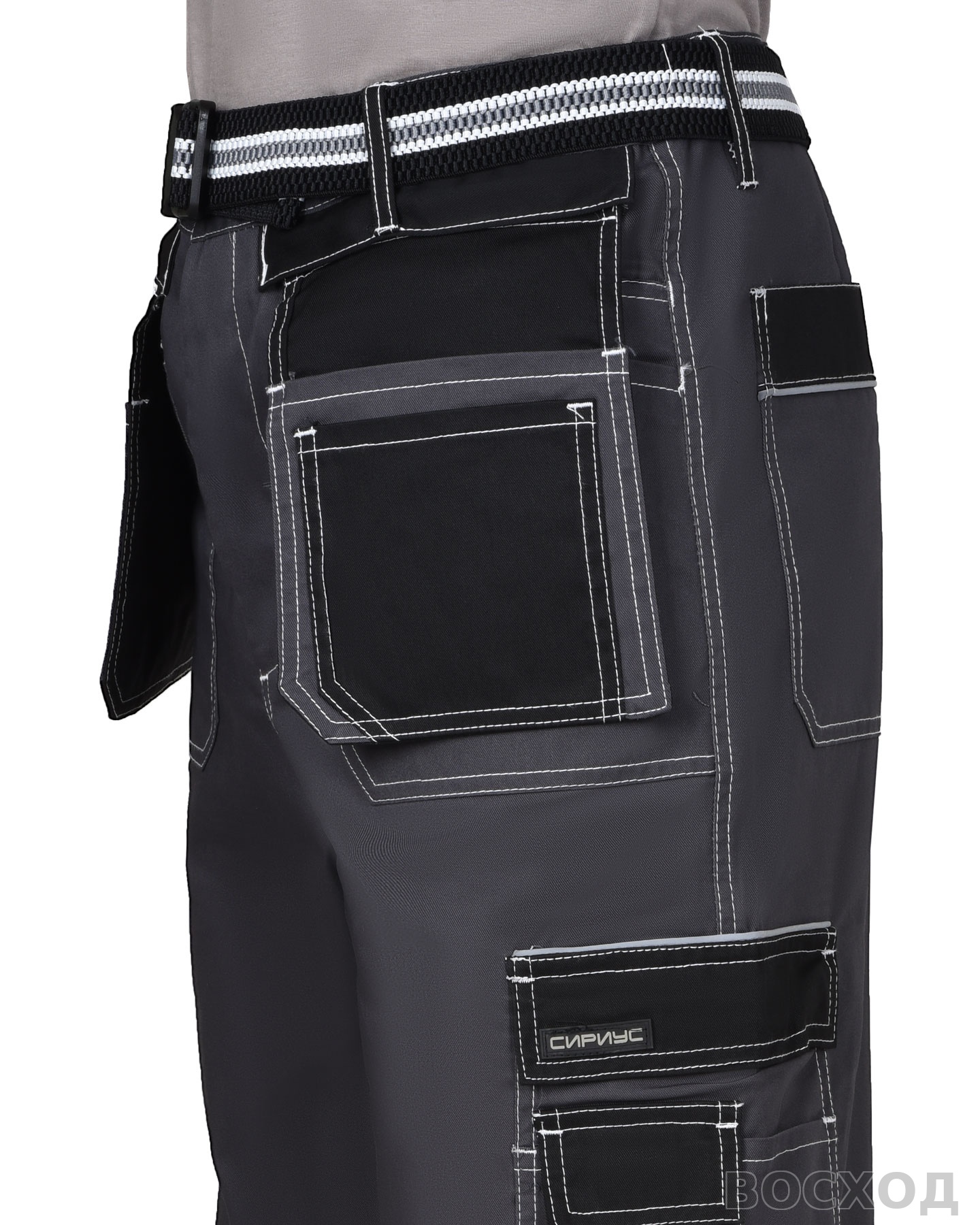 Брюки СИРИУС-ПРЕСТИЖ-Л темно- с черным