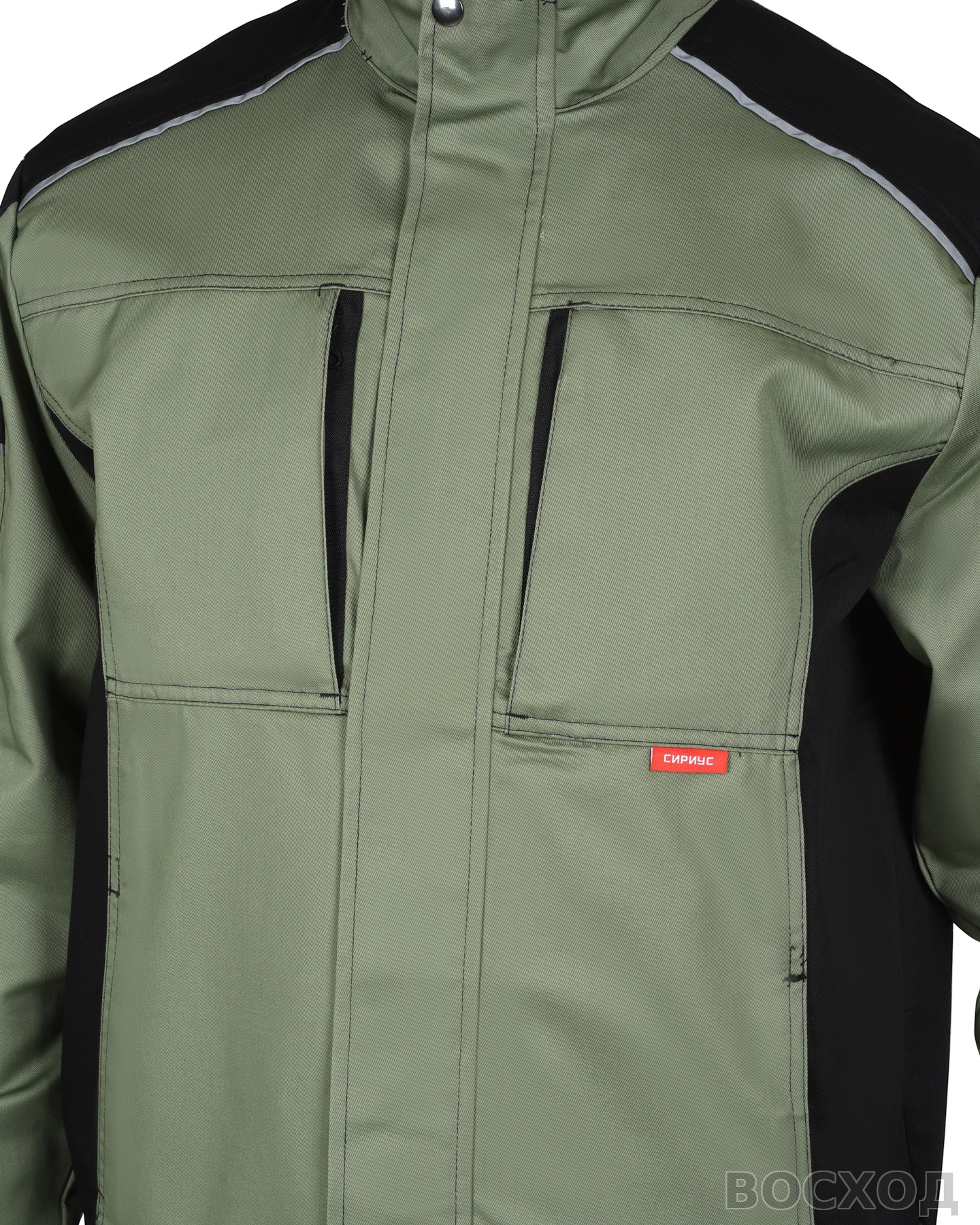 Костюм СИРИУС-ЦИТРИН куртка, полукомбинезон, светло- с черным