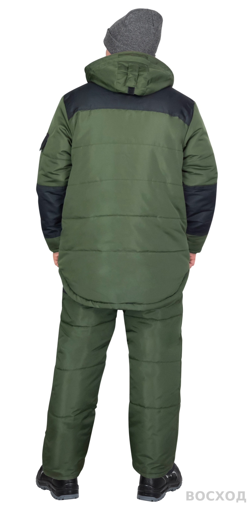 Костюм СИРИУС-БЕРКУТ-ЛЮКС зимний, куртка, п/к, с чёрным