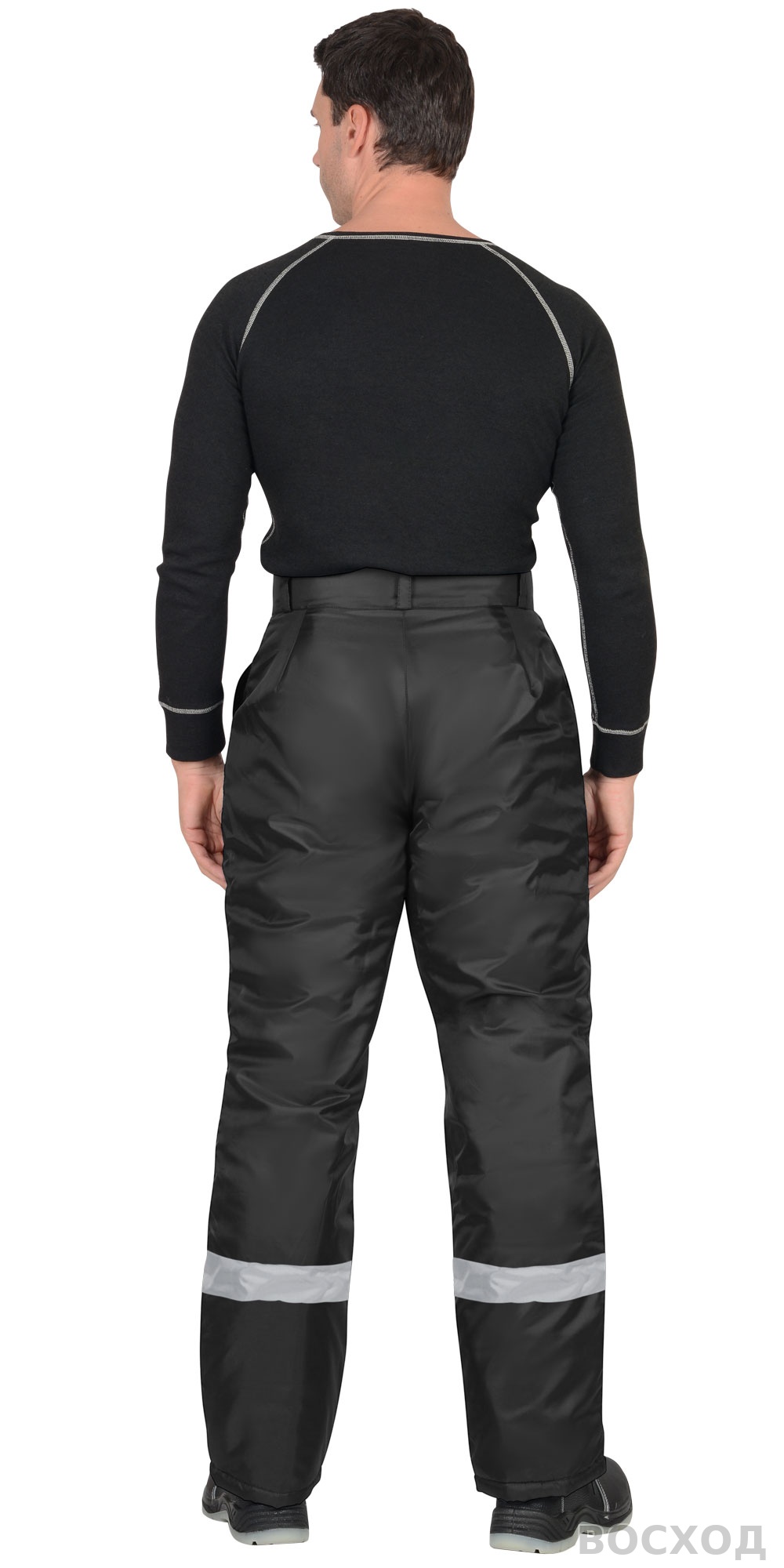 Брюки СИРИУС-РОСТ черные с СОП