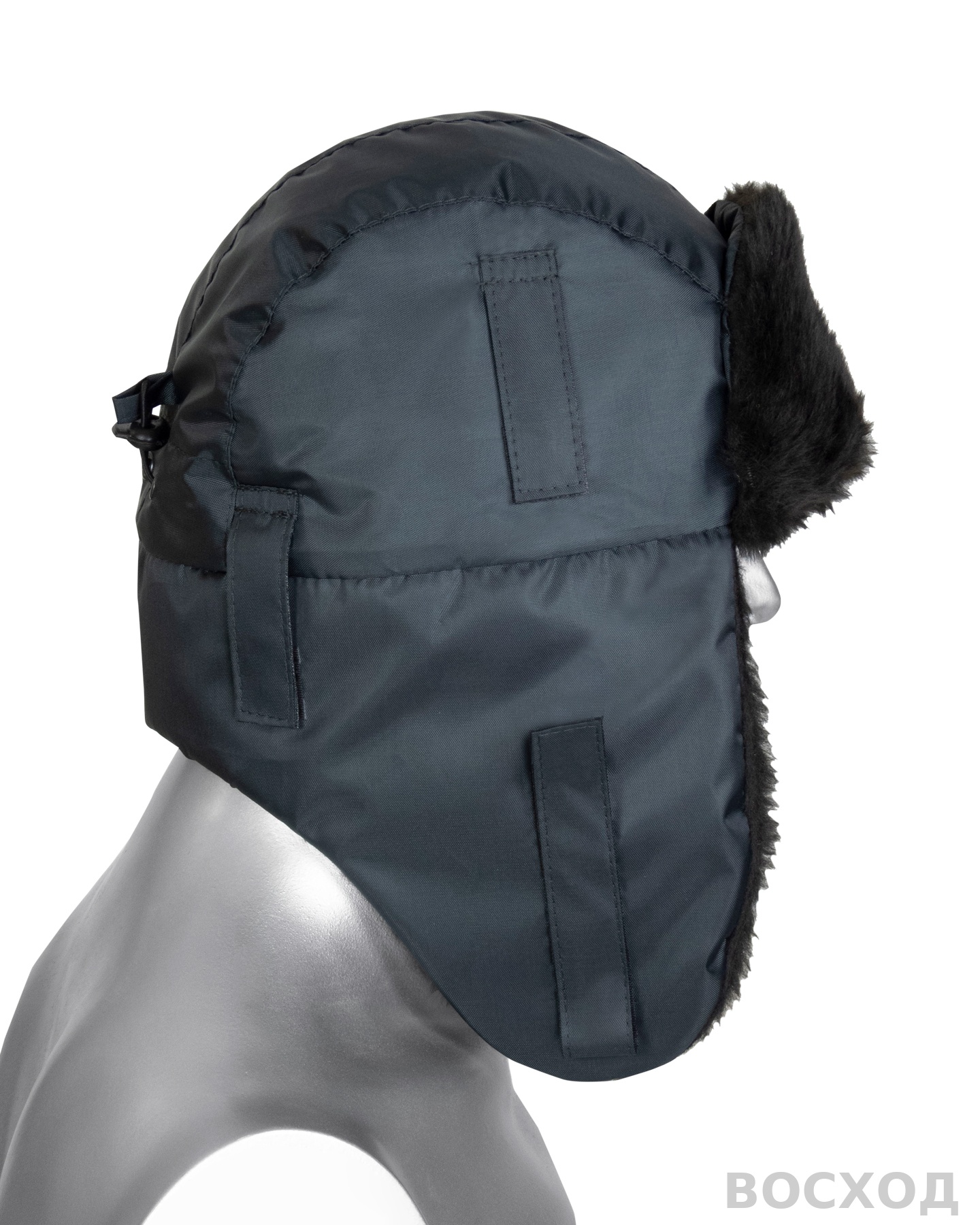Шапка-ушанка "СИРИУС-ЕВРО т. серая - изображение 3