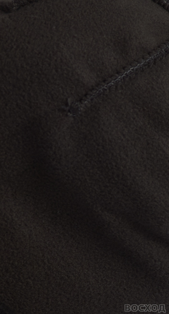 Шапка на флисе трикотажная черная класс 12 - изображение 3