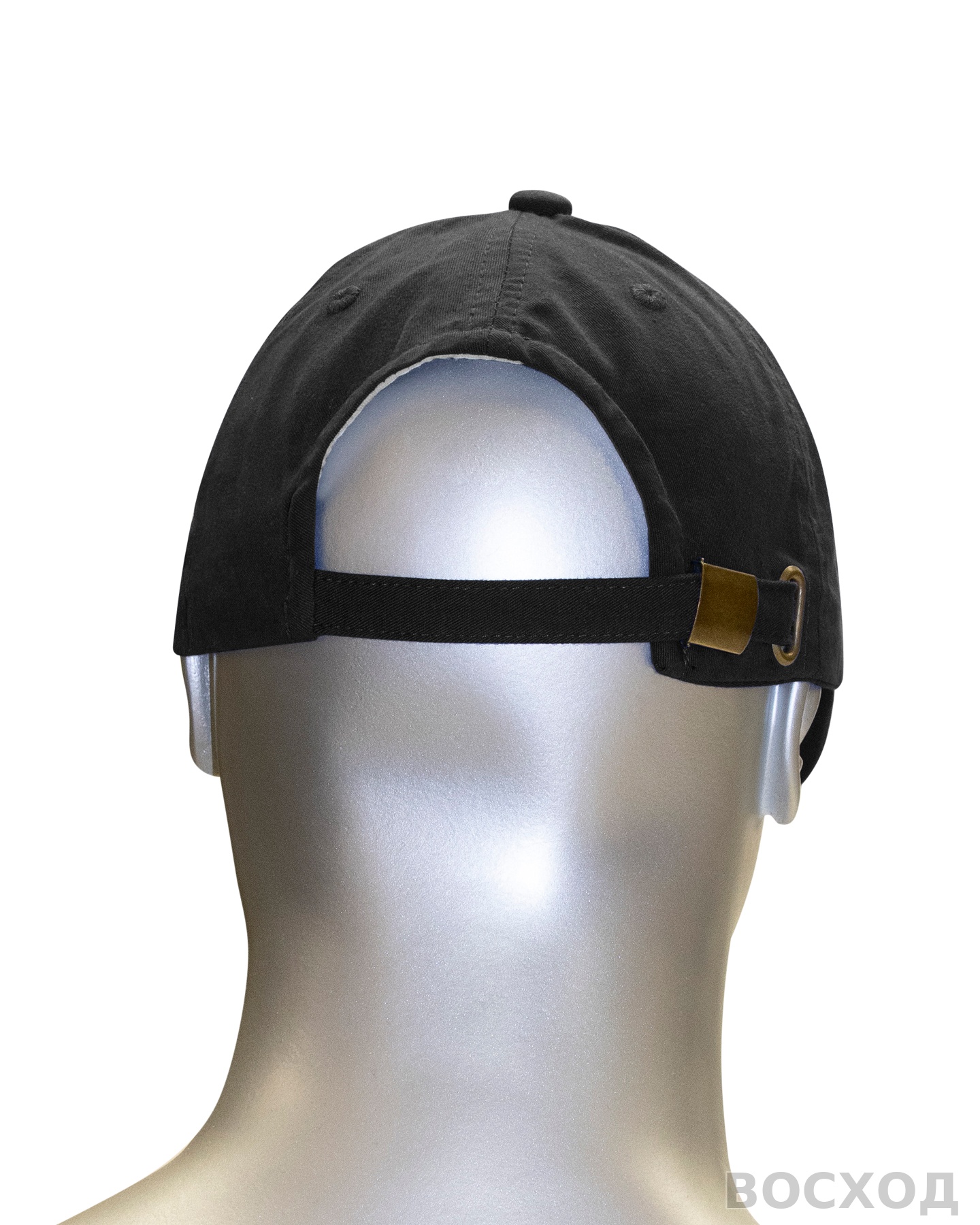 Кепка-бейсболка чёрная (пакет по 50 шт.,в упаковке 200 шт.)