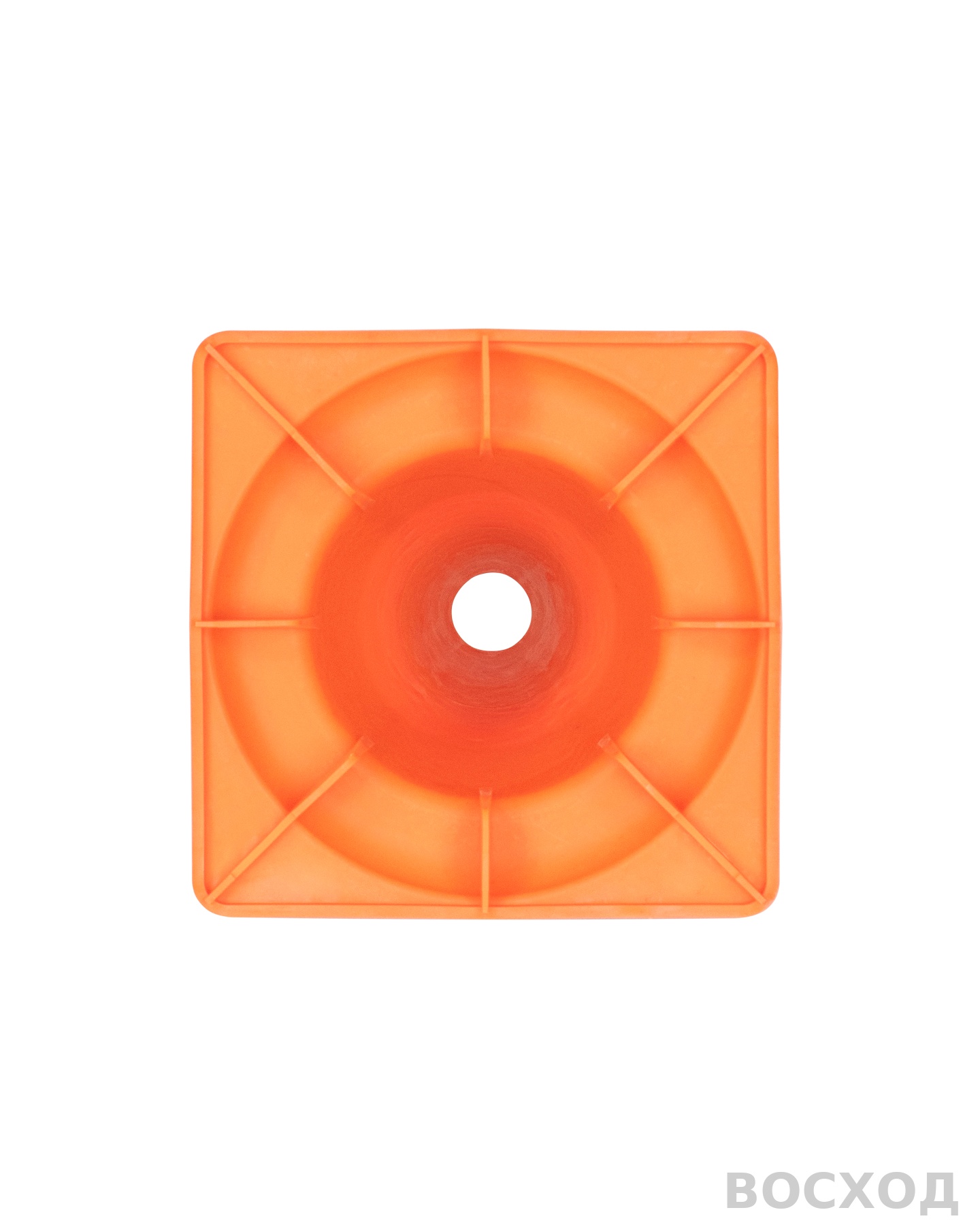 Конус сигнальный дорожный КС-1.2 320 мм мягкий с белой полосой