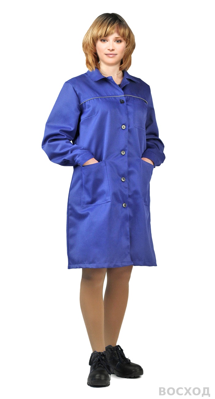 Халат мужской "Валент" васильковый