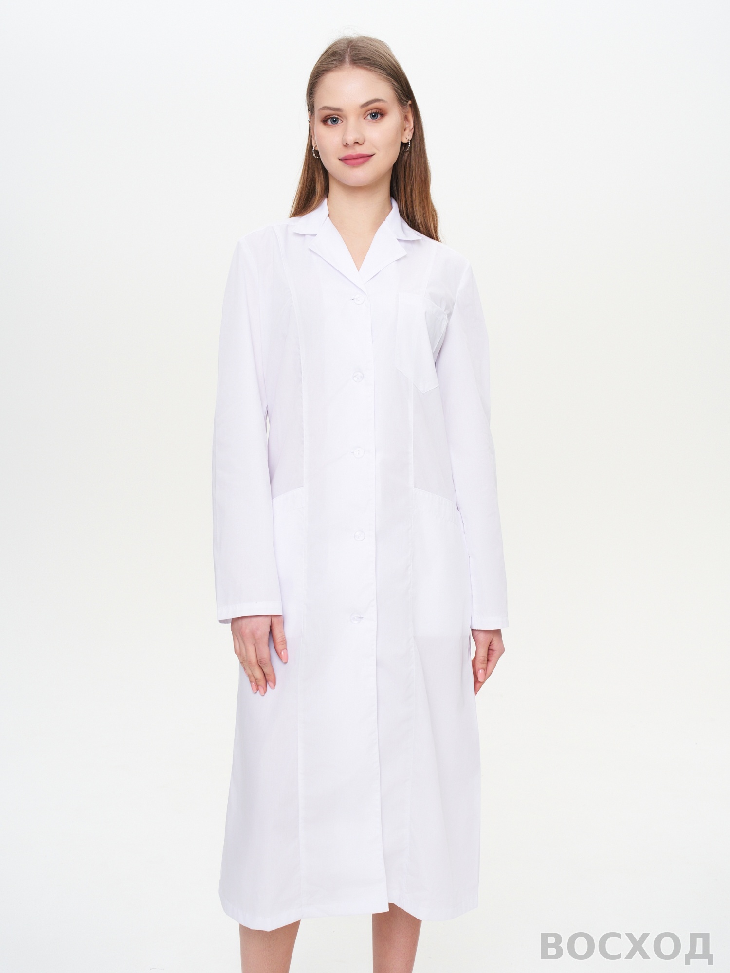 Халат женский "Символ" белый