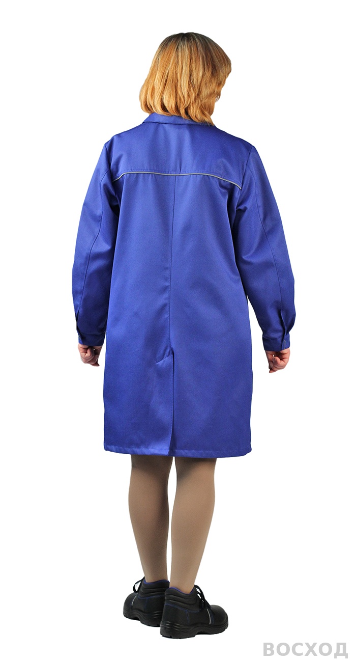 Халат мужской "Валент" васильковый - изображение 1